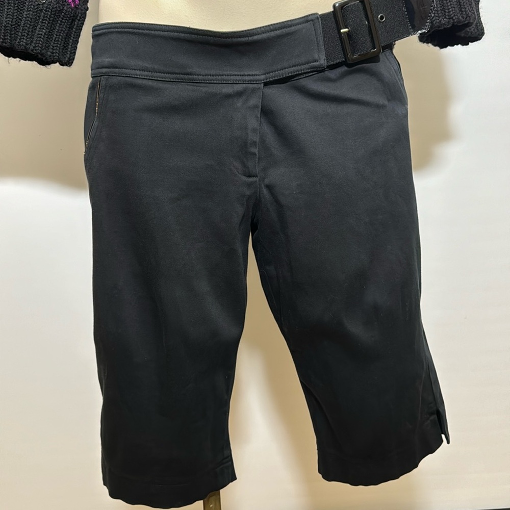 Cache black Bermuda shorts
